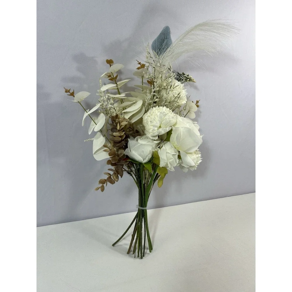 Artificial Hydrangea Bouquet for Home Decor Cream